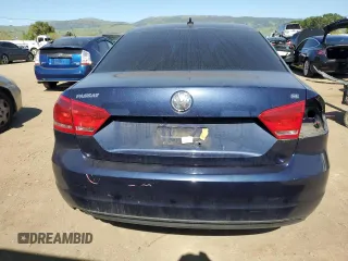 2013 Volkswagen Passat SE w/Sunroof with VIN 1VWBP7A39DC020674, listed as a Copart auction lot 52454205 with 121,897 mi miles and Salvage Title. Bid and sale history available at carsss.com. Image 6.