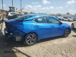 2024 Nissan Sentra SV with VIN 3N1AB8CV8RY373152, listed as a Copart auction lot 64409865 with 21,483 mi miles and Clean title. Bid and sale history available at DreamBid. Image 3.
