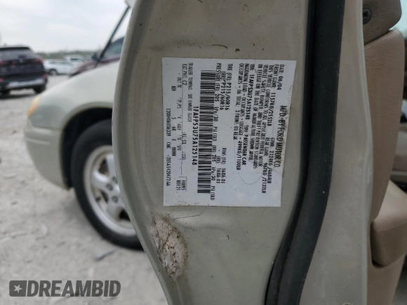 2005 Ford Taurus SE with VIN 1FAFP53U75A125148, listed as a Copart auction lot 49606165 with 216,300 mi miles and Salvage title. Bid and sale history available at DreamBid. Image 12.