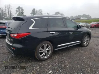 2015 Infiniti QX60 with VIN 5N1AL0MM6FC541632, listed as a Copart auction lot 62077105 with 123,164 mi miles and Salvage title. Bid and sale history available at DreamBid. Image 3.