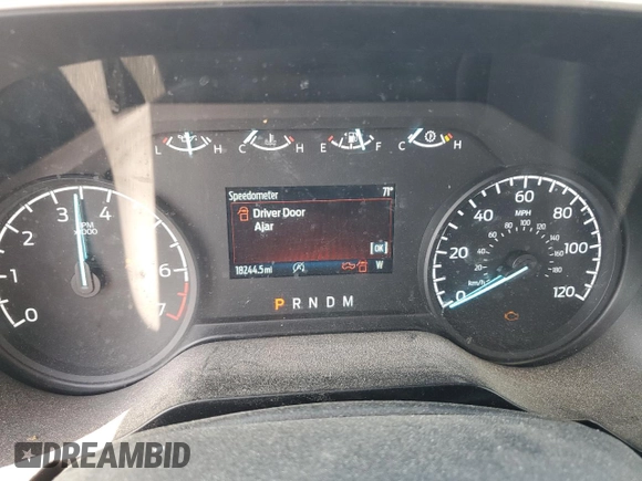2023 Ford F-150 XL with VIN 1FTEX1CP8PKG08377, listed as a Copart auction lot 45999745 with 18,244 mi miles and Salvage title. Bid and sale history available at DreamBid. Image 9.