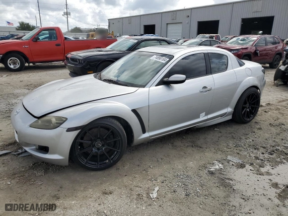 2004 Mazda RX-8 with VIN JM1FE173040108576, listed as a Copart auction lot 74898184 with NaN miles and Non Repairable. Bid and sale history available at carsss.com. Image 1.