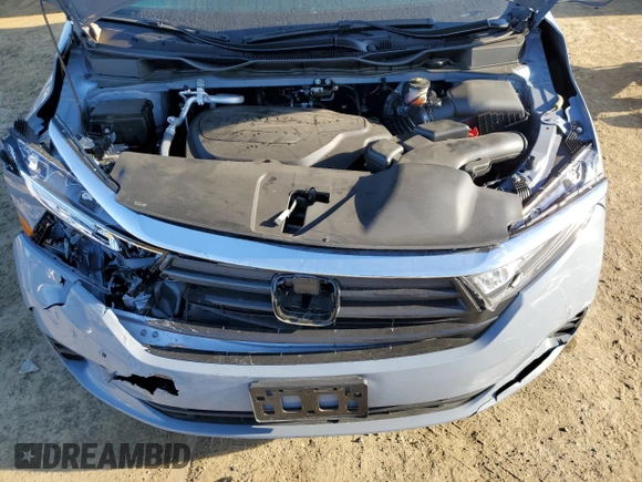 2024 Honda Odyssey Elite с VIN 5FNRL6H99RB030410, выставлен на аукционе Copart как лот 87886105 с пробегом 8 655 миль миль и Списание • Salvage title. История ставок и продаж доступна на DreamBid. Изображение 13.