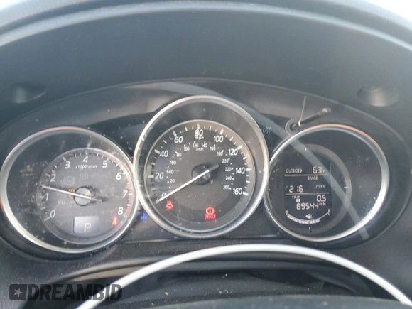 2016 Mazda CX-5 Touring with VIN JM3KE2CYXG0906293, listed as a Copart auction lot 46484185 with 89,544 mi miles and Salvage Title. Bid and sale history available at carsss.com. Image 9.