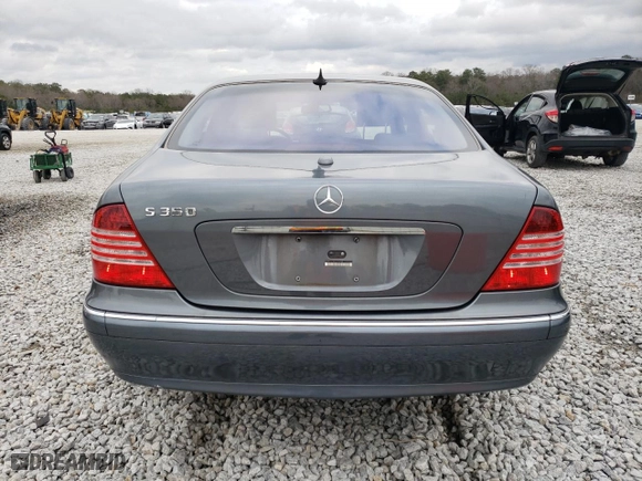 2006 Mercedes-Benz S-Class 3.7L with VIN WDBNF67J06A472724, listed as a Copart auction lot 44446425 with 207,405 mi miles and Salvage Title. Bid and sale history available at carsss.com. Image 6.