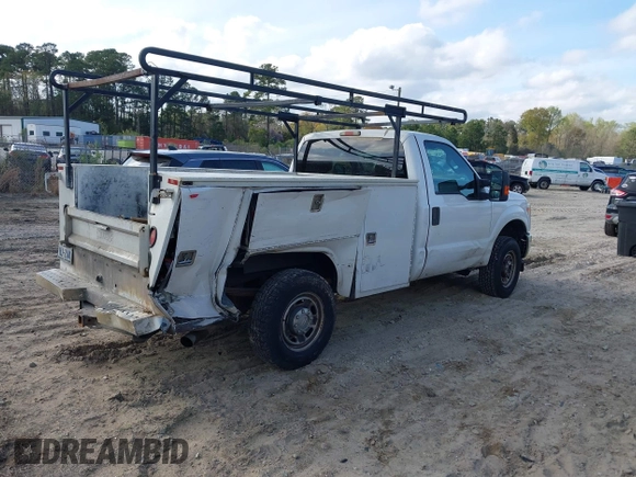 2011 Ford Super Duty F-250 SRW XL with VIN 1FDBF2B66BEC47481, listed as a IAAI auction lot 41893491 with 306,160 mi miles. Bid and sale history available at carsss.com. Image 4.