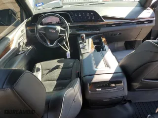2021 Cadillac Escalade RWD Premium Luxury with VIN 1GYS3BKL4MR430046, listed as a Copart auction lot 83361374 with 57,230 mi miles and Salvage Title. Bid and sale history available at carsss.com. Image 8.