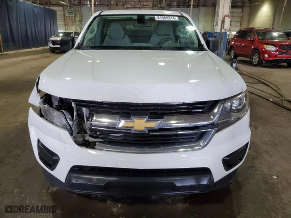 2018 Chevrolet Colorado 4WD Work Truck with VIN 1GCHTBEA2J1228228, listed as a Copart auction lot 81960214 with 129,669 mi miles and Clean Title. Bid and sale history available at carsss.com. Image 5.