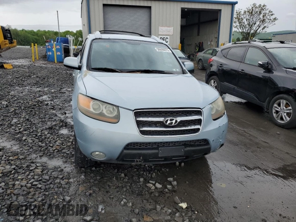 2007 Hyundai Santa Fe SE with VIN 5NMSH73E07H040588, listed as a Copart auction lot 56698875 with 177,099 mi miles and Salvage title. Bid and sale history available at DreamBid. Image 5.
