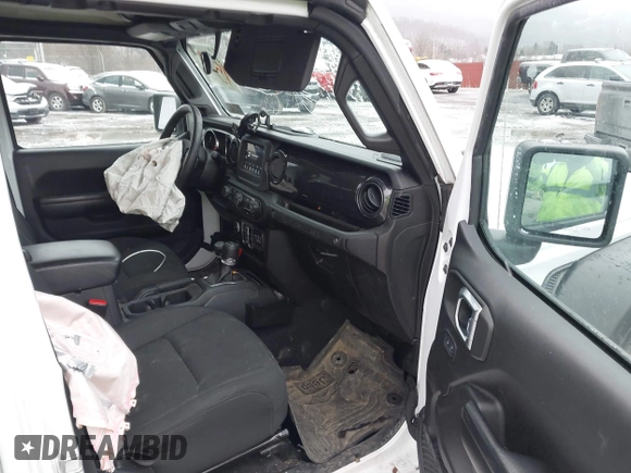 2021 Jeep Wrangler Unlimited Sport Altitude with VIN 1C4HJXDG2MW791599, listed as a IAAI auction lot 41235427 with 47,220 mi miles and . Bid and sale history available at DreamBid. Image 5.