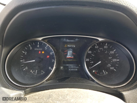 2016 Nissan Rogue SV with VIN KNMAT2MV4GP599449, listed as a Copart auction lot 43817365 with 163,844 mi miles and Salvage Title. Bid and sale history available at carsss.com. Image 9.