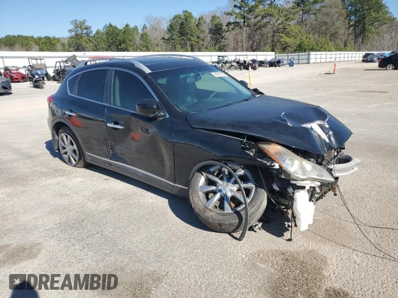 2013 Infiniti EX Journey with VIN JN1BJ0HP4DM430218, listed as a Copart auction lot 45912795 with Not provided miles and Salvage title. Bid and sale history available at DreamBid. Image 4.