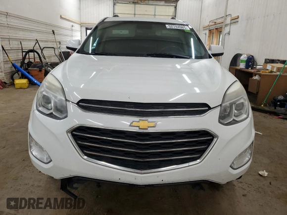 2016 Chevrolet Equinox LT z VIN 2GNALCEK0G1156133, wystawiony jako Copart lot #52744985 z przebiegiem 237 487 mil mil oraz Nie do naprawy • Non repairable. Historia ofert i sprzedaży dostępna na DreamBid. Obrazek 5.