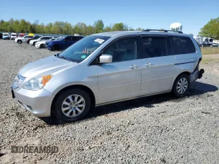 2010 Honda Odyssey EX-L with VIN 5FNRL3H76AB114542, listed as a Copart auction lot 54785425 with 104,239 mi miles and Salvage Title. Bid and sale history available at DreamBid. Image 1.