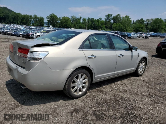2010 Lincoln MKZ with VIN 3LNHL2GC5AR643429, listed as a Copart auction lot 63553485 with 106,619 mi miles and Salvage title. Bid and sale history available at DreamBid. Image 3.