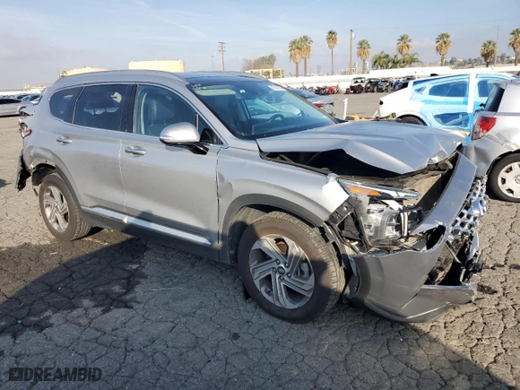 2021 Hyundai Santa Fe SEL with VIN 5NMS34AJ5MH321004, listed as a Copart auction lot 45740535 with 43,519 mi miles and Salvage Title. Bid and sale history available at carsss.com. Image 4.