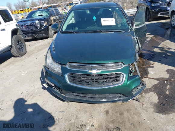 2015 Chevrolet Cruze LT with VIN 1G1PE5SB7F7183661, listed as a IAAI auction lot 41662258 with 1 mi miles. Bid and sale history available at carsss.com. Image 12.