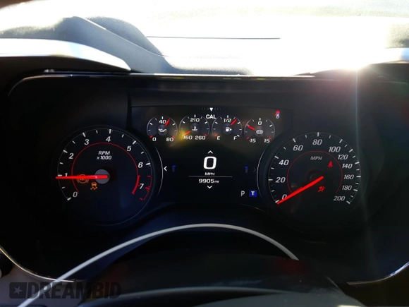 2023 Chevrolet Camaro ZL1 z VIN 1G1FK1R60P0126847, wystawiony jako Copart lot #86620744 z przebiegiem 9905 mil mil oraz Szkody całkowita. Historia ofert i sprzedaży dostępna na DreamBid. Obrazek 9.