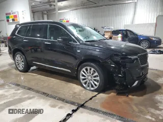 2021 Cadillac XT6 Premium Luxury with VIN 1GYKPDRS0MZ204101, listed as a Copart auction lot 45460135 with 20,104 mi miles and Salvage title. Bid and sale history available at DreamBid. Image 4.