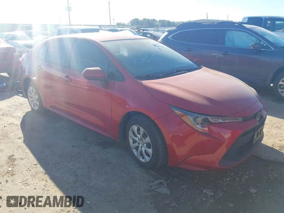 2020 Toyota Corolla LE with VIN JTDEPRAE5LJ106071, listed as a IAAI auction lot 41684256 with 90,838 mi miles and . Bid and sale history available at DreamBid. Image 1.
