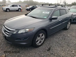 2010 Honda Accord Crosstour EX-L with VIN 5J6TF2H53AL001483, listed as a Copart auction lot 71055124 with 97,747 mi miles and Salvage Title. Bid and sale history available at carsss.com. Image 1.