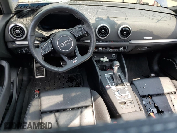 2018 Audi S3 Premium Plus with VIN WAUB1GFF8J1016174, listed as a Copart auction lot 58831683 with 63,122 mi miles. Bid and sale history available at carsss.com. Image 8.