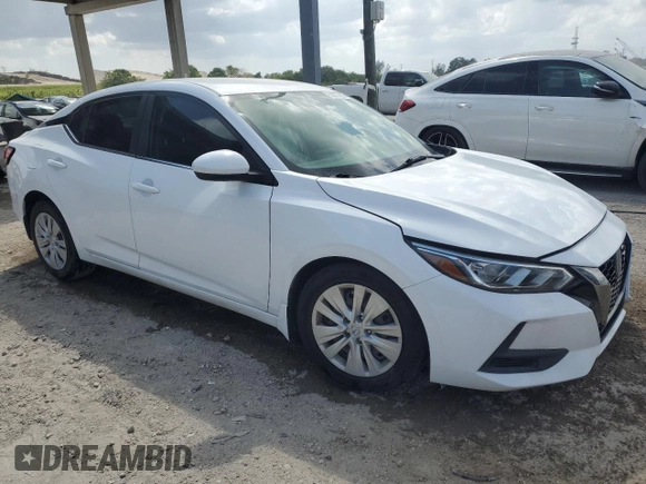 2020 Nissan Sentra S with VIN 3N1AB8BV8LY218772, listed as a Copart auction lot 50875695 with 103,436 mi miles and Non Repairable. Bid and sale history available at carsss.com. Image 4.