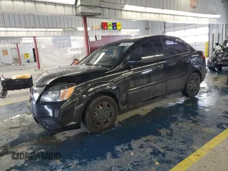 2010 Kia Rio LX with VIN KNADH4A3XA6654381, listed as a Copart auction lot 88600895 with 173,114 mi miles and Salvage Title. Bid and sale history available at carsss.com. Image 1.
