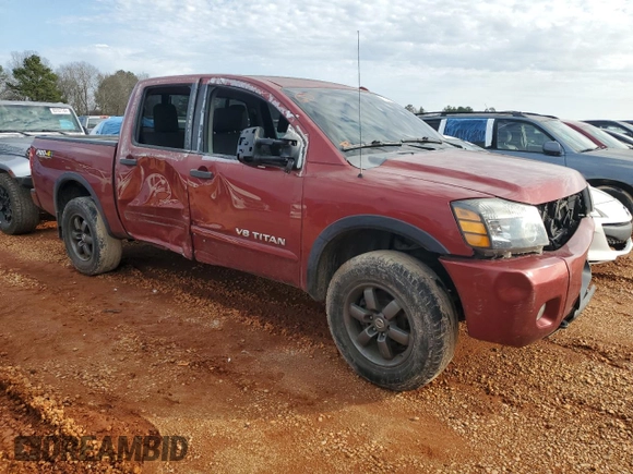 2015 Nissan Titan SV with VIN 1N6AA0EC4FN502992, listed as a Copart auction lot 44897015 with 146,497 mi miles and Salvage title. Bid and sale history available at DreamBid. Image 4.