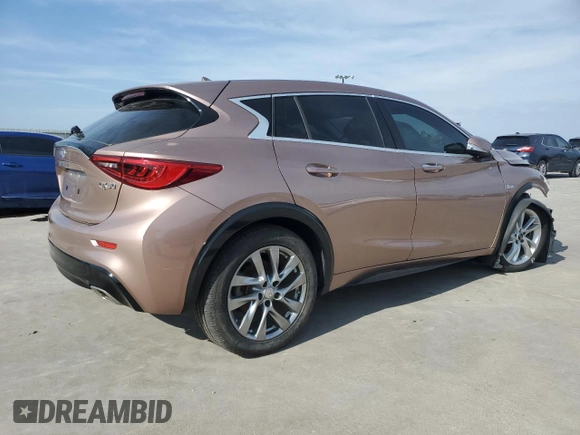 2018 Infiniti QX30 Premium with VIN SJKCH5CP7JA049216, listed as a Copart auction lot 44068845 with Not provided miles and Salvage title. Bid and sale history available at DreamBid. Image 3.