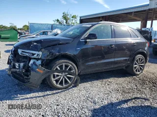 2018 Audi Q3 Premium Plus with VIN WA1JCCFS8JR021224, listed as a Copart auction lot 50052315 with 92,820 mi miles and Salvage Title. Bid and sale history available at carsss.com. Image 1.