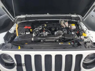 2023 Jeep Wrangler High Altitude z VIN 1C4HJXEG5PW508969, wystawiony jako Copart lot #74281654 z przebiegiem 5 191 mil mil oraz Nie do naprawy • Non repairable. Historia ofert i sprzedaży dostępna na DreamBid. Obrazek 12.