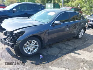 2011 Infiniti G25 Journey with VIN JN1DV6AP7BM831186, listed as a IAAI auction lot 42076873 with 288,346 mi miles. Bid and sale history available at carsss.com. Image 2.