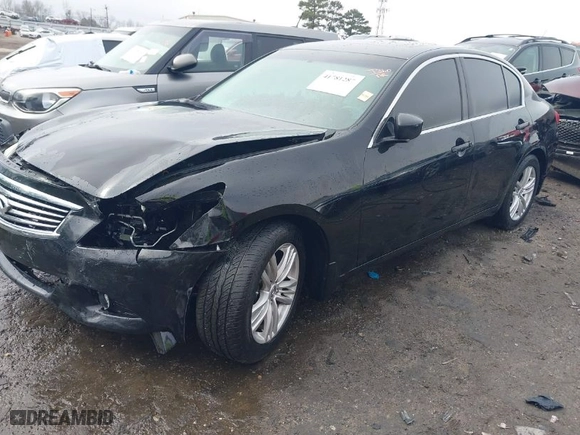 2011 Infiniti G25 Sedan Journey with VIN JN1DV6AP5BM831655, listed as a IAAI auction lot 41781287 with 1 mi miles. Bid and sale history available at carsss.com. Image 2.