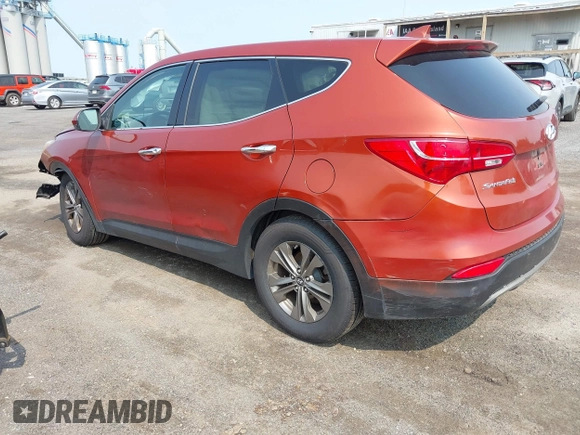 2014 Hyundai Santa Fe z VIN 5XYZTDLB0EG208769, wystawiony jako IAAI lot #42485411 z przebiegiem 82 173 mil mil oraz . Historia ofert i sprzedaży dostępna na DreamBid. Obrazek 3.