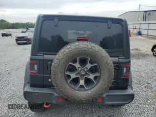2018 Jeep Wrangler Unlimited Rubicon with VIN 1C4HJXFNXJW141877, listed as a Copart auction lot 55913055 with 71,503 mi miles and Salvage title. Bid and sale history available at DreamBid. Image 6.
