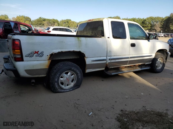 1999 GMC New Sierra 1500 SLE with VIN 2GTEK19T7X1542066, listed as a Copart auction lot 74096054 with NaN miles and Clean Title. Bid and sale history available at carsss.com. Image 3.