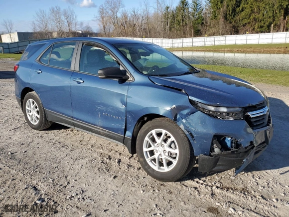 2024 Chevrolet Equinox LS with VIN 3GNAXSEG9RL159804, listed as a Copart auction lot 53052705 with 7,956 mi miles and Salvage Title. Bid and sale history available at carsss.com. Image 4.