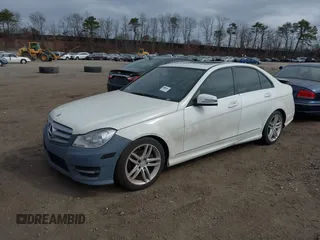 2013 Mercedes-Benz C-Class C 250 Sport with VIN WDDGF4HB8DA776294, listed as a IAAI auction lot 41809513 with 999,999 mi miles. Bid and sale history available at carsss.com. Image 2.