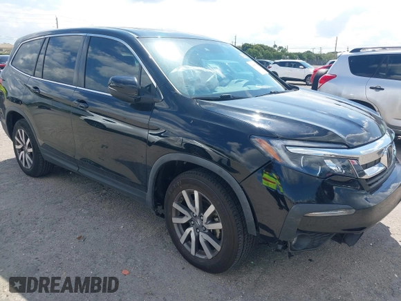 2020 Honda Pilot EX-L with VIN 5FNYF5H59LB014225, listed as a IAAI auction lot 41689776 with 90,994 mi miles. Bid and sale history available at carsss.com. Image 1.