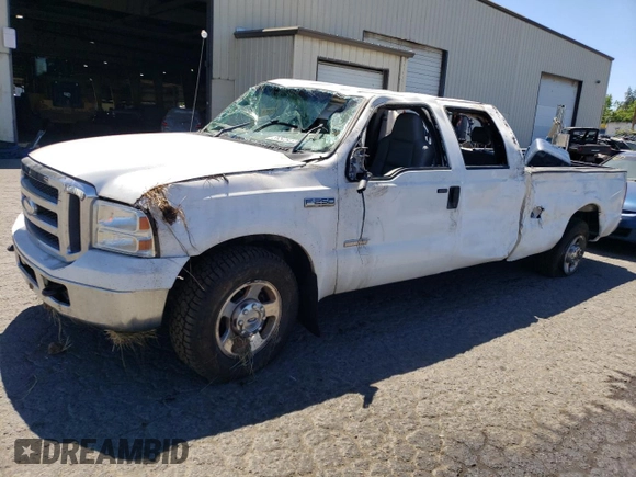2005 Ford F-250 XL with VIN 1FTSW20P85EC42755, listed as a Copart auction lot 59545484 with Not Provided miles and Salvage Title. Bid and sale history available at DreamBid. Image 1.