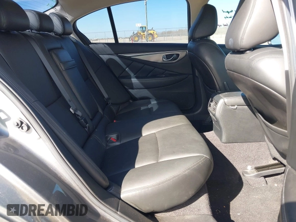 2015 Infiniti Q50 Premium with VIN JN1BV7AP0FM355933, listed as a IAAI auction lot 41684066 with 116,230 mi miles and . Bid and sale history available at DreamBid. Image 8.