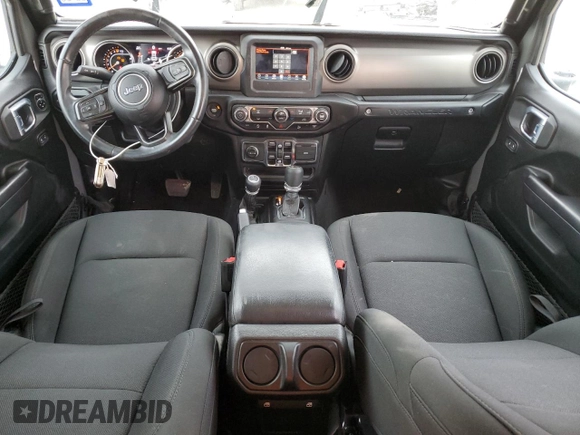 2021 Jeep Wrangler Unlimited Sport S with VIN 1C4HJXDG8MW576406, listed as a Copart auction lot 56369535 with 58,355 mi miles and Salvage title. Bid and sale history available at DreamBid. Image 8.