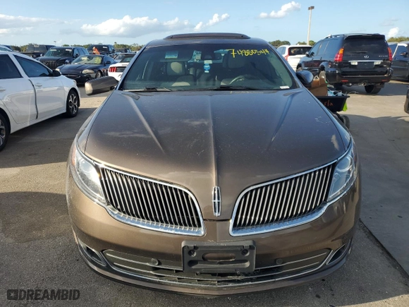 2016 Lincoln MKS EcoBoost with VIN 1LNHL9FT5GG602227, listed as a Copart auction lot 74880544 with 0 mi miles and Salvage Title. Bid and sale history available at carsss.com. Image 5.