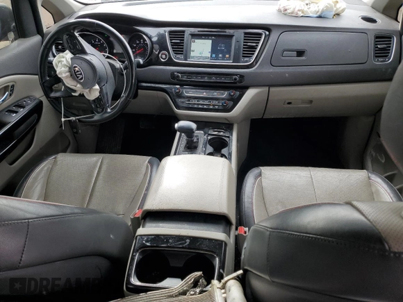 2017 Kia Sedona SX with VIN KNDMC5C13H6319296, listed as a Copart auction lot 84120194 with 74,411 mi miles and Salvage Title. Bid and sale history available at carsss.com. Image 8.