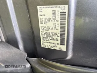 2021 Nissan Rogue S with VIN 5N1AT3AA0MC681510, listed as a Copart auction lot 61508615 with 294,098 mi miles and Clean title. Bid and sale history available at DreamBid. Image 10.