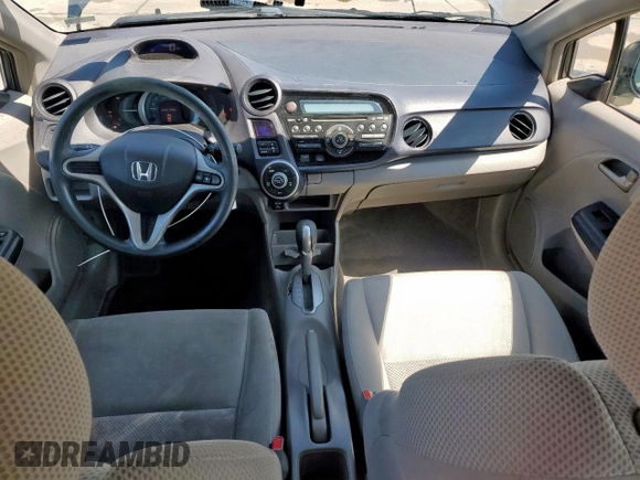 2010 Honda Insight LX with VIN JHMZE2H56AS042097, listed as a Copart auction lot 53972215 with 107,182 mi miles and Salvage Title. Bid and sale history available at DreamBid. Image 8.