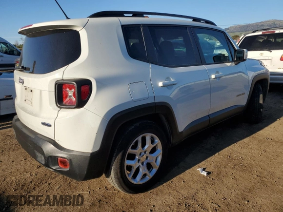 2015 Jeep Renegade Latitude with VIN ZACCJABT2FPB95321, listed as a Copart auction lot 47185875 with 117,714 mi miles and Salvage Title. Bid and sale history available at carsss.com. Image 3.