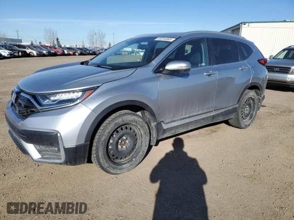 2021 Honda CR-V Touring z VIN 2HKRW2H96MH234964, wystawiony jako Copart lot #56044865 z przebiegiem 48 602 mil mil oraz Nie do naprawy • Non repairable. Historia ofert i sprzedaży dostępna na DreamBid. Obrazek 1.