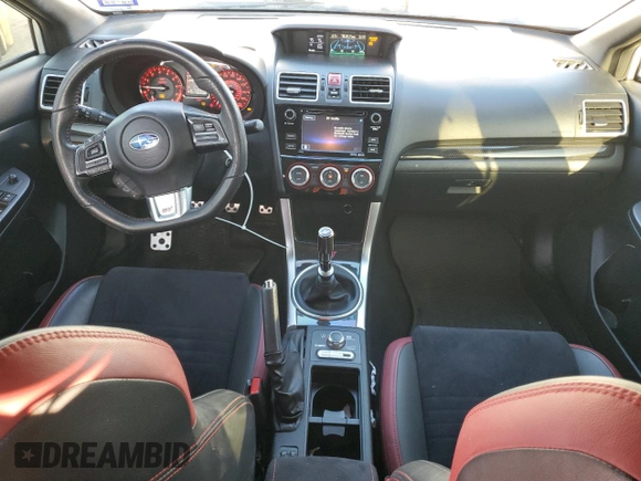 2016 Subaru WRX STI with VIN JF1VA2M64G9825564, listed as a Copart auction lot 84502004 with 57,369 mi miles and Salvage title. Bid and sale history available at DreamBid. Image 8.